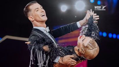 Eleganță și excelență: Rareș Cojoc și Andreea Matei domină dansul sportiv mondial