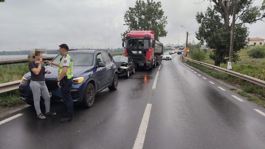 TULCEA: Accident rutier pe DN 22, în localitatea Mineri. O persoană a ajuns la spital
