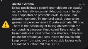 TULCEA: Drone detectate la granița cu Ucraina. Mesaj RO-Alert pentru nordul județului