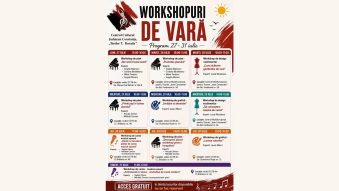 AUDIO | Centrul Cultural Județean “Theodor T. Burada” Constanța organizează workshopuri gratuite