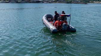 Două persoane dispărute cu barca gonflabilă pe Lacul Techirghiol, căutate de salvatorii de la ISU Dobrogea