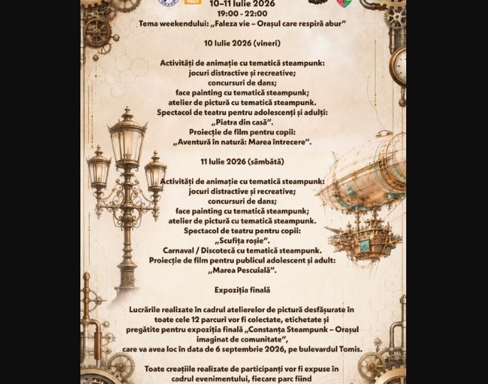 CONSTANȚA: „Faleza vie- Orașul care respiră abur”