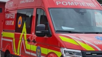 UPDATE | Accident rutier produs la ieșire din Techirghiol spre Agigea. Două persoane sunt posibil încarcerate