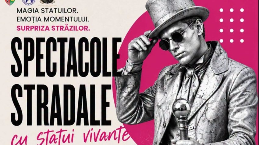 CONSTANȚA: Statuile vivante aduc farmecul Parisului de altădată în centrul orașului