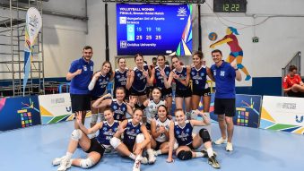 Formația de volei feminin a Universității „Ovidius” din Constanța a câștigat bronzul la Jocurile Europene Universitare