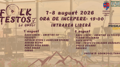 TULCEA: Festivalurile Folk Țestos și ”Peștișorul de aur”, în acest weekend