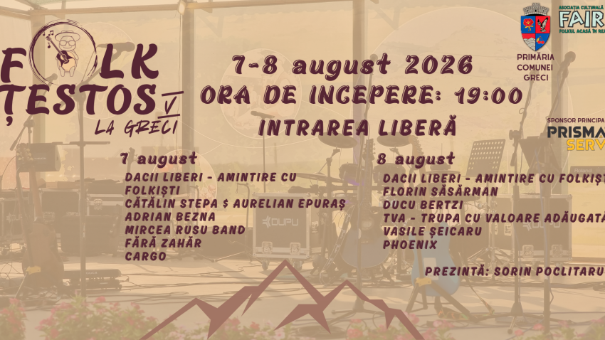 TULCEA: Festivalurile Folk Țestos și ”Peștișorul de aur”, în acest weekend