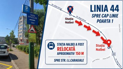 CONSTANȚA: Stația de autobuz Nalbei a fost relocată