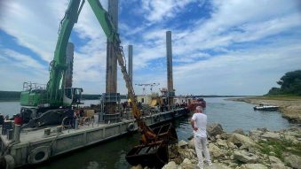 Debitul Dunării scade la minime istorice. Intervențiile continuă pentru creșterea debitului spre Cernavodă
