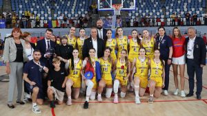 România pierde finala Europeanului de baschet feminin U18 de la Tulcea, dar promovează în Divizia A