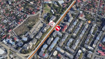 TULCEA: Lucrări de reabilitare și restricții de trafic pe strada Babadag