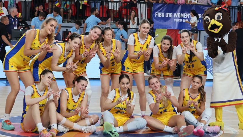 Naționala României învinge Lituania și joacă pentru titlu în finala FIBA U18 Women’s EuroBasket 2026, Division B
