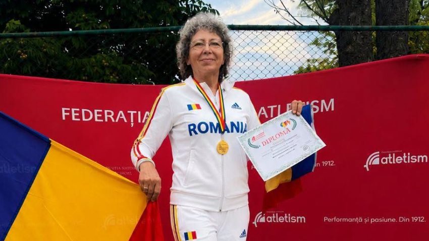 Medalie de aur pentru Coculeana Oltean de la CSM Constanța, la Naționalele de atletism Master