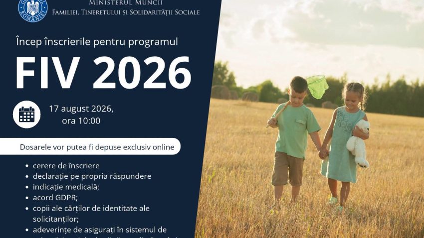 MMFTSS: Înscrierile în Programul FIV pentru creșterea natalității încep luni