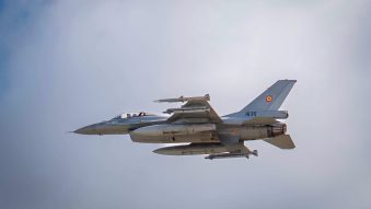 MApN: O aeronavă F-16 din cadrul Forțelor Aeriene Române a distrus drona din zona platformei Neptun Deep