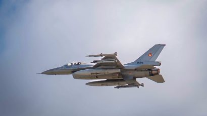 MApN: O aeronavă F-16 din cadrul Forțelor Aeriene Române a distrus drona din zona platformei Neptun Deep