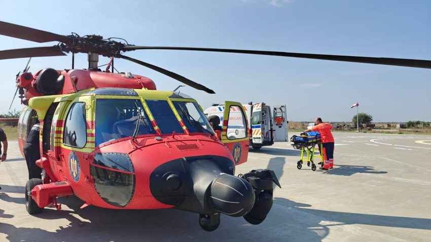 Premieră la Constanța: Spitalul de Urgență va avea linie de gardă pentru misiunile de căutare-salvare pe mare cu elicopterele Black Hawk