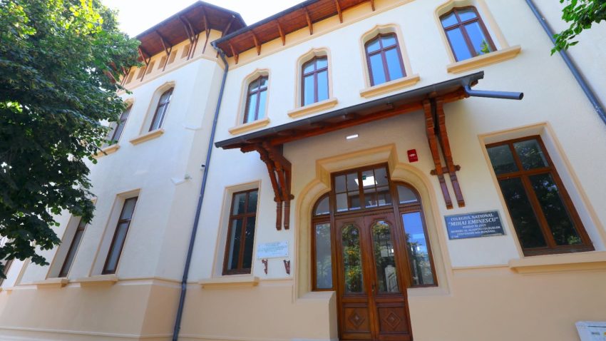CONSTANȚA: Au fost recepționate lucrările de reabilitare a Colegiului Național „Mihai Eminescu”