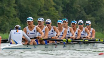 AUR pentru echipajul 8+1 feminin al României la Mondialele de canotaj de la Amsterdam