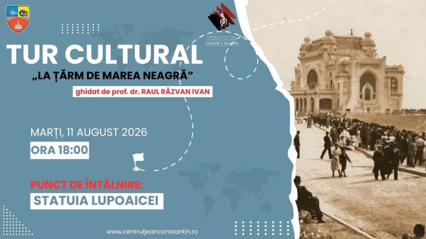 „La țărm de Marea Neagră”, tur cultural pe străzile Constanței