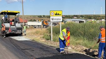 Județul CONSTANȚA: S-au încheiat lucrările de asfaltare pe DJ 225 Târgușor – Mireasa