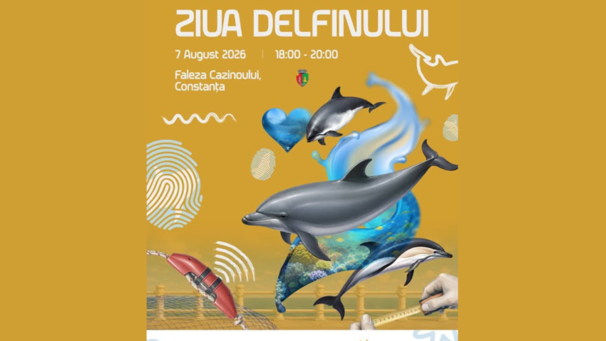 CONSTANȚA: Ziua Delfinului marcată pe faleza Cazinoului. Evenimentul organizat de ONG Mare Nostrum a ajuns la a zecea ediție