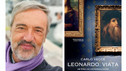 Biografia „Leonardo. Viața – ab Vinci ad Universalitatem”, lansată în prezența reputatului istoric și filolog Carlo Vecce, autorul volumului, la Biblioteca Județeană Constanța
