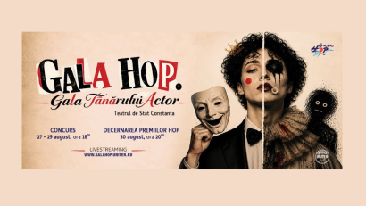 Gala Tânărului Actor HOP îşi desemnează câştigătorii la Teatrul de Stat Constanța
