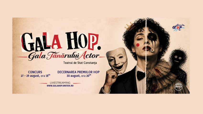 Gala Tânărului Actor HOP îşi desemnează câştigătorii la Teatrul de Stat Constanța