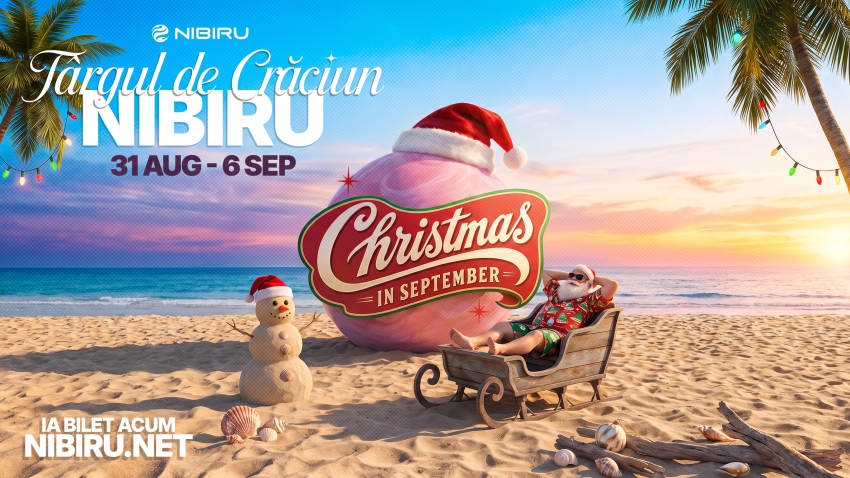 NIBIRU prelungește vara și aduce primul Christmas in September pe litoralul românesc
