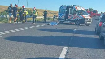 Județul CONSTANȚA – FOTO: Motociclist decedat într-un accident produs pe DN 22B