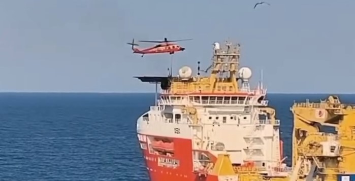 O nouă misiune de evacuare medicală cu elicopterul Black Hawk din zona Neptun Deep