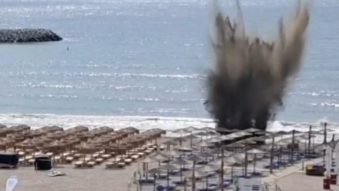 UPDATE: Drona găsită la Olimp avea încărcătură explozivă și a fost detonată controlat