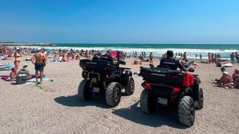 EFORIE: Turiști scoși din mare cu jandarmii. Oamenii legii au aplicat două amenzi