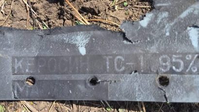 Dronă-rachetă prăbușită în Republica Moldova. Autoritățile de la Chișinău condamnă incidentul