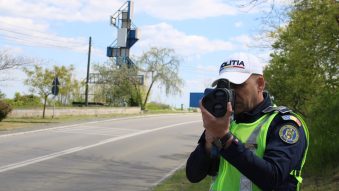 Județul TULCEA: Peste 50 de permise reținute în urma unei acțiuni de combatere a vitezei excesive