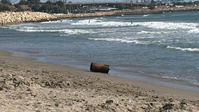 Alarmă falsă! Obiectul suspect descoperit pe plaja din Eforie Nord provine de la reparațiile navelor
