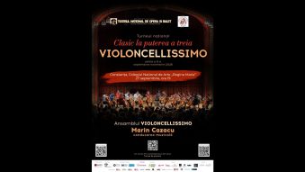 Turneul național „Clasic la puterea a treia – VIOLONCELLISSIMO” are loc în perioada septembrie-noiembrie. Pe 27 septembrie va ajunge la Constanța