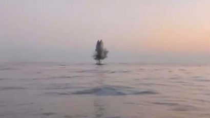 MApN: Fragment de dronă Gerbera, cu încărcătură explozivă, descoperit în mare la Gura Portiței