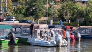 FOTO | Două motoare de ambarcațiune căutate de autoritățile din Suedia, depistate de polițiștii de frontieră din cadrul Gărzii de Coastă
