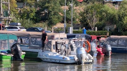 FOTO | Două motoare de ambarcațiune căutate de autoritățile din Suedia, depistate de polițiștii de frontieră din cadrul Gărzii de Coastă