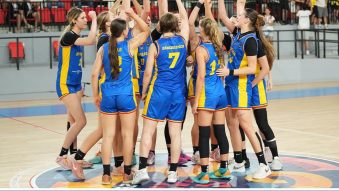 O nouă victorie a naționalei feminine de baschet U18 pe Danubius Arena de la Tulcea