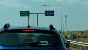 Tamponare cu 6 mașini implicate pe autostrada A2, spre București. Se circulă deviat