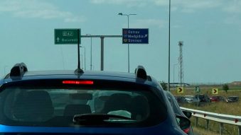 Tamponare cu 6 mașini implicate pe autostrada A2, spre București. Se circulă deviat