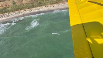 Posibilă dronă descoperită pe mare la TUZLA: Intervenție de urgență a autorităților și a scafandrilor EOD