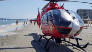 Bărbat înecat la Eforie Nord, decedat în elicopterul SMURD