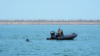 CONSTANȚA: Dronă fără încărcătură explozivă găsită în mare, la 1,5 km travers de plaja Modern