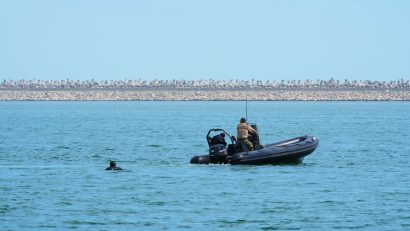 CONSTANȚA: Dronă fără încărcătură explozivă găsită în mare, la 1,5 km travers de plaja Modern