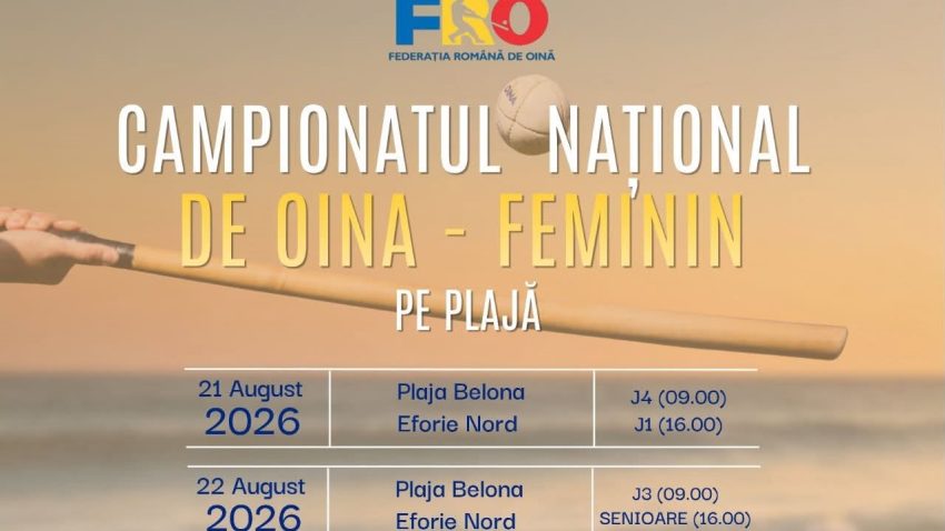 Invitație pe litoral la Campionatul Național de oină pe plajă – feminin