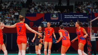 Al treilea meci pentru România la Campionatul European de volei feminin